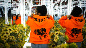 Orange Corazón  hoodie